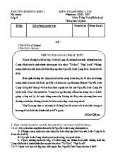 Đề kiểm tra định kì lần 1 Tiếng việt lớp 5 - Năm học 2016-2017- Trường Tiểu học Đồng Kho 1